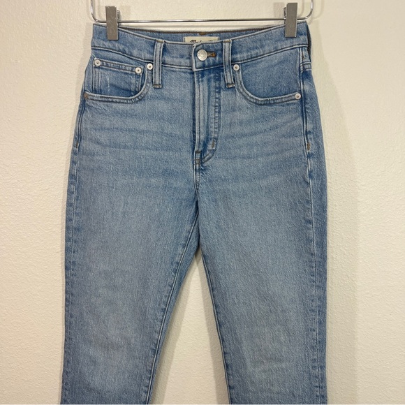 Madewell The Perfect Vintage Jean Light Wash Straight Leg 24P High Rise - Picture 3 of 12